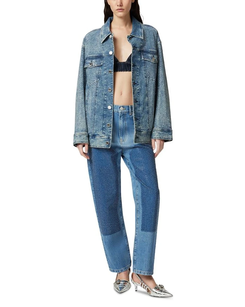 Rose Straight Leg Jeans Mid Wash