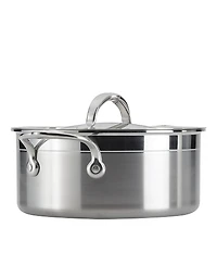 ProBond Forged 3-Quart Professional Clad Stainless Steel Soup Pot with Lid
