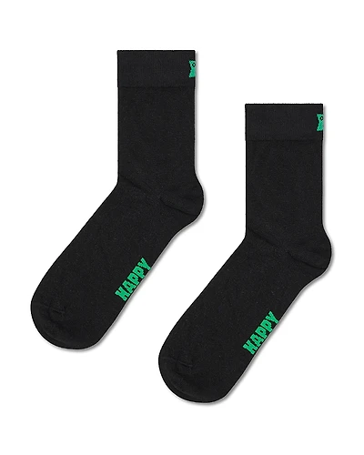 Happy Socks Solid 1/2 Crew Socks
