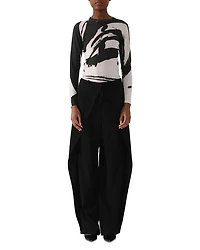 Long Sleeve Artwork Sweater