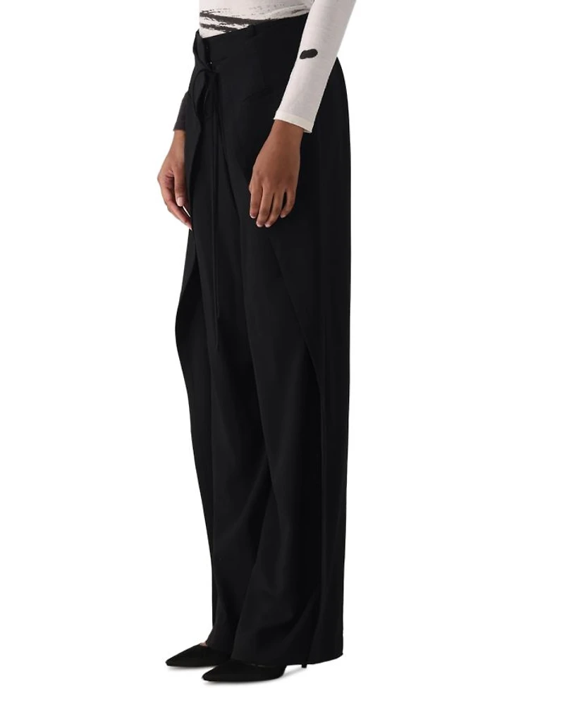 Straight Overlap Pants