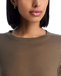 Semi Sheer Cotton Tee