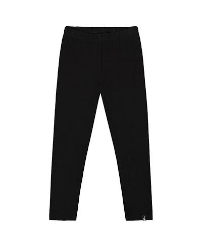 Deux par Girls' Ribbed Leggings