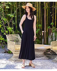 Sleeveless Square Neck Maxi Dress