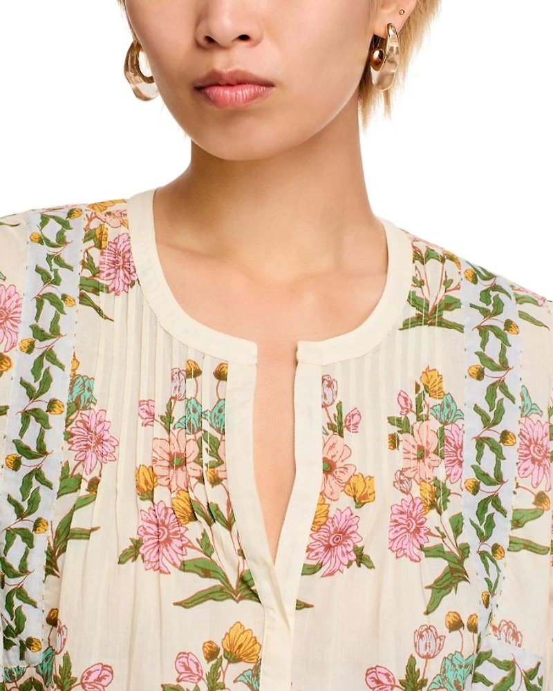 Floral Popover Top - Exclusive