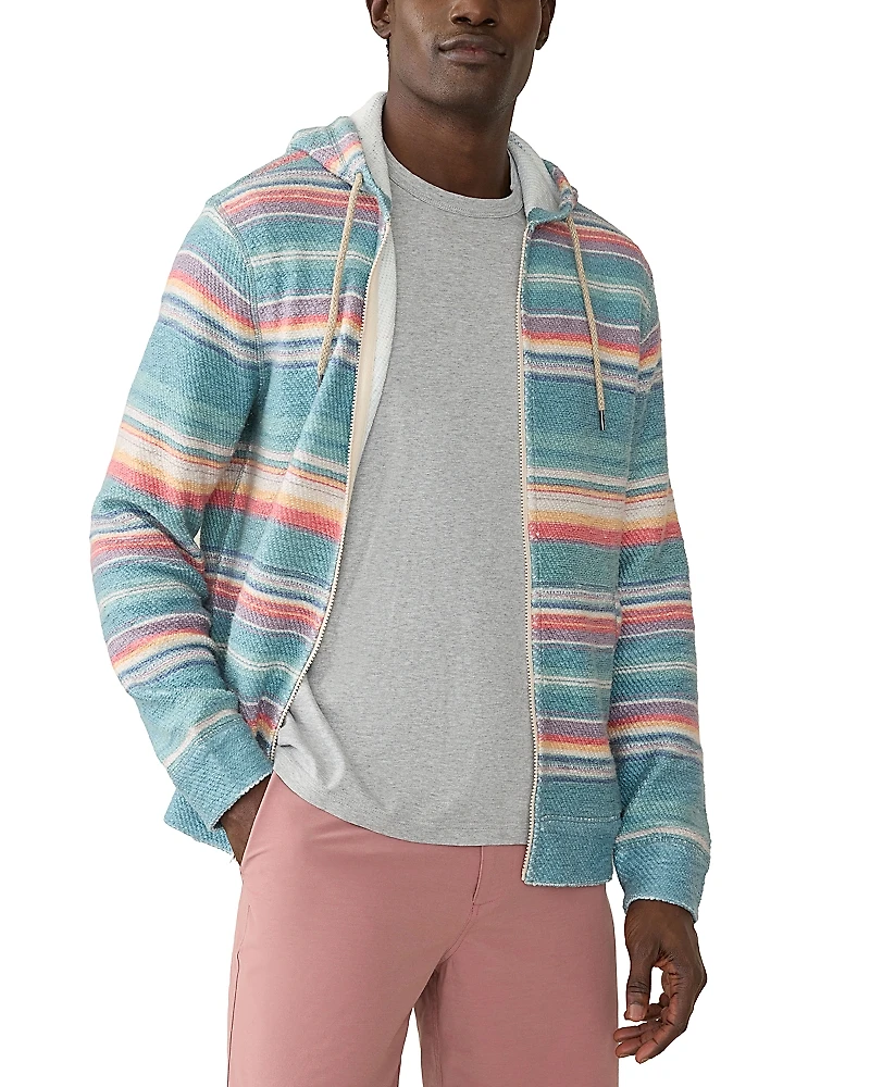 Faherty Whitewater Full Zip Hoodie