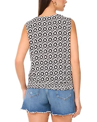 Surplice Sleeveless Top