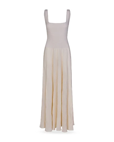 Johanna Ortiz Ecru Mari Maxi Dress