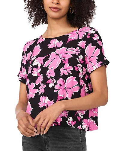 Rolled Cuff Short Sleeve Tee