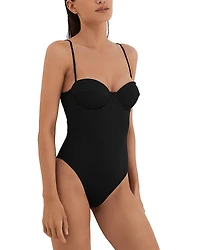 ViX Firenze Corsage One Piece Swimsuit
