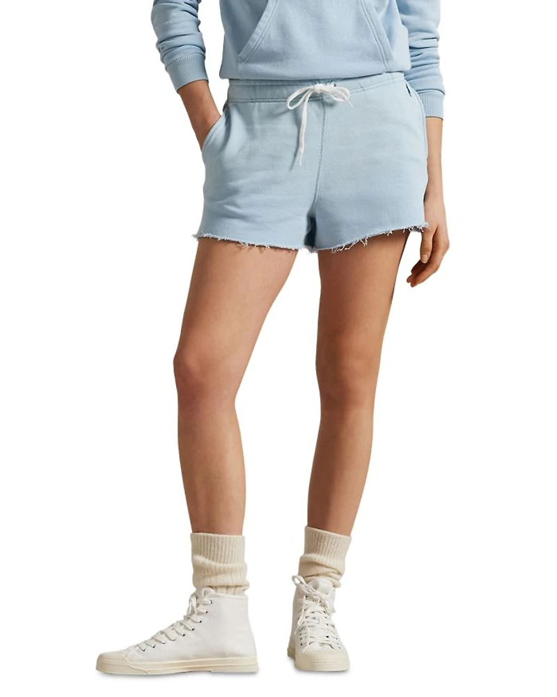 Lightweight Fleece Drawstring Shorts