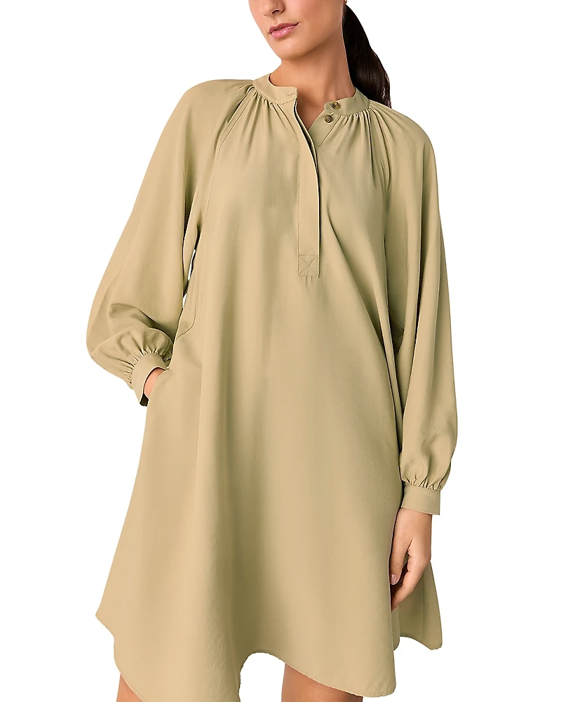 Whistles Full Volume Gathered Dress