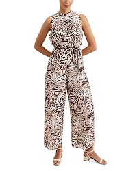 Lorainne Leopard Print Jumpsuit
