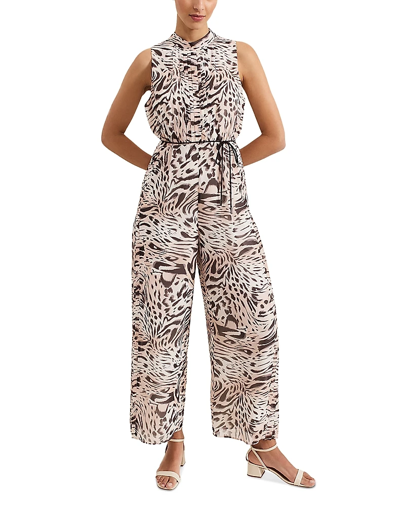Phase Eight Lorainne Leopard Print Jumpsuit