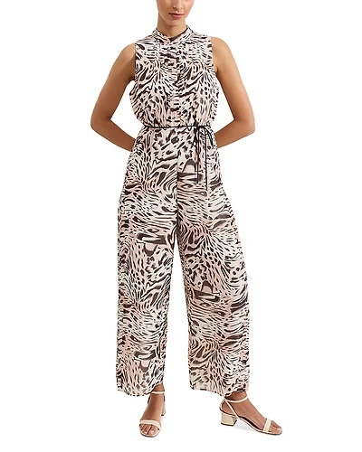 Phase Eight Lorainne Leopard Print Jumpsuit