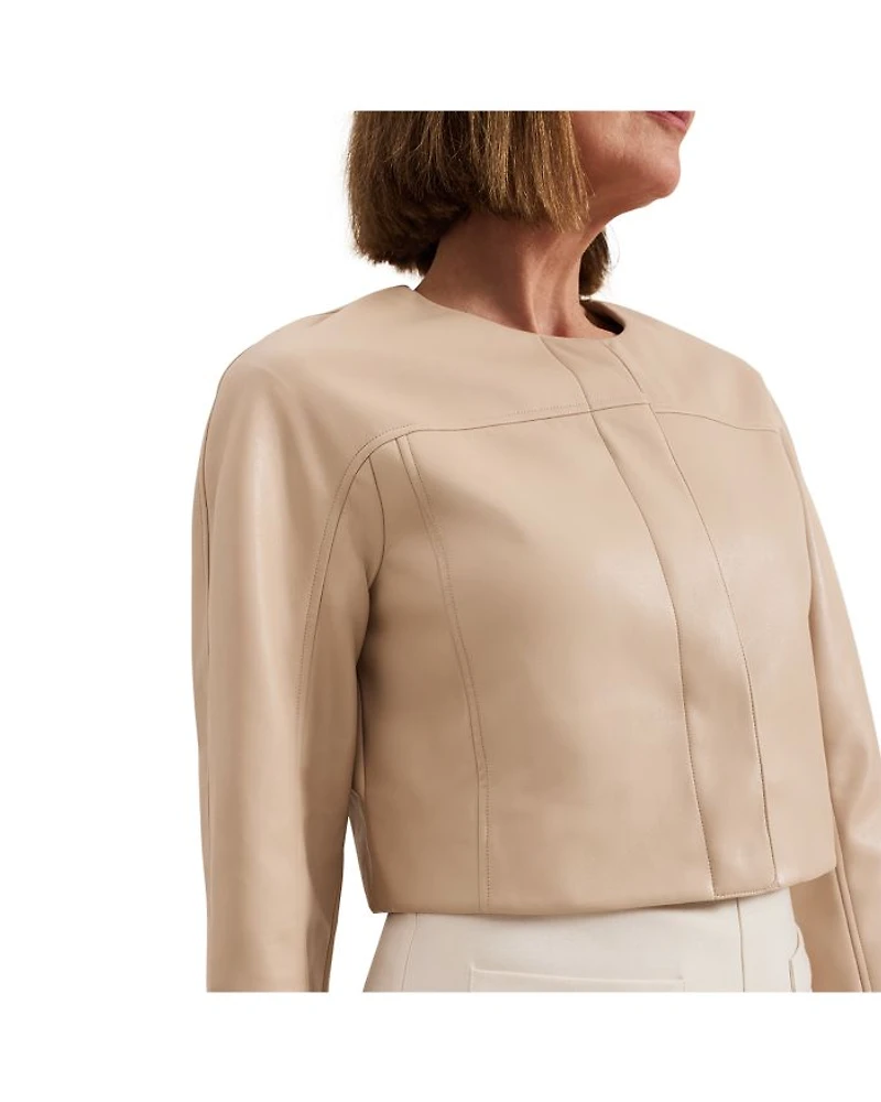 Sylvia Faux Leather Jacket