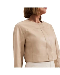 Sylvia Faux Leather Jacket