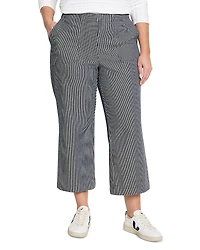 Nic+Zoe Plus All Day Stripe Wide Leg Pants