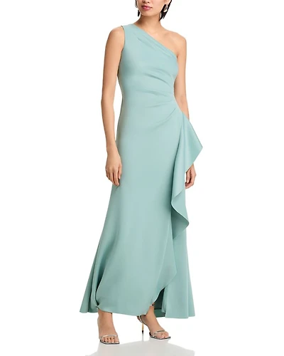 One Shoulder Ruffled Dress