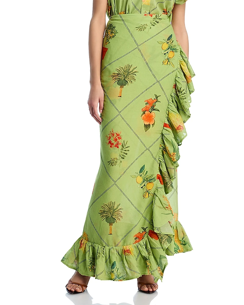 Coniglio Palm Beach Ruffle Power Pareo