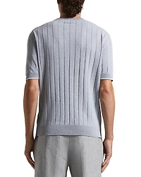 Short Sleeve Textured Sweater