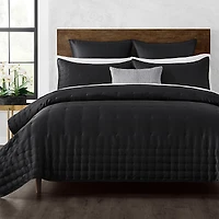 Donna Karan Hammered Silk and Cotton Quilt