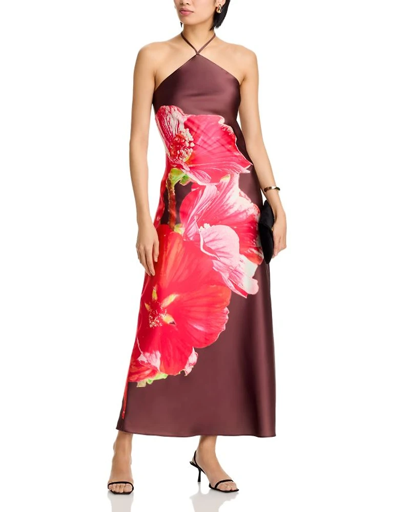 Flora Halter Dress