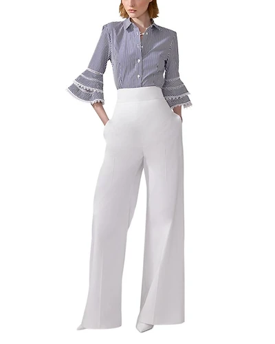 Tiered Ruffled Sleeve Blouse
