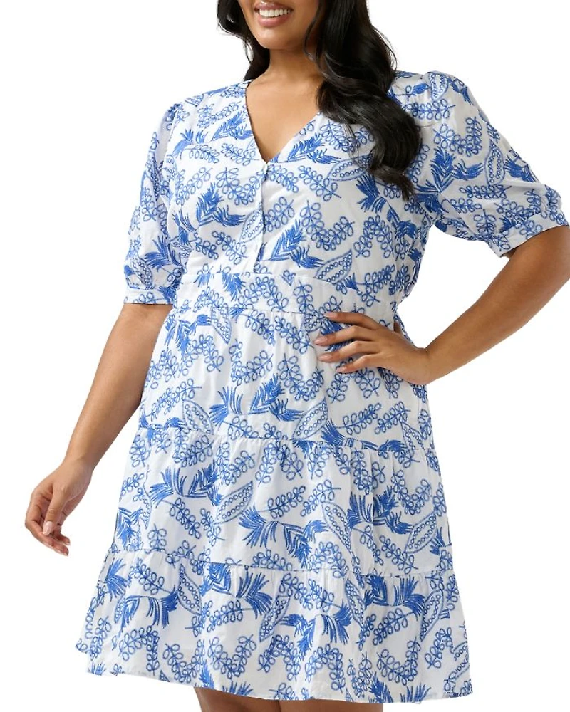 La Croisette Embroidered Dress