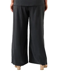 Plus Dusky Wide Leg Pants