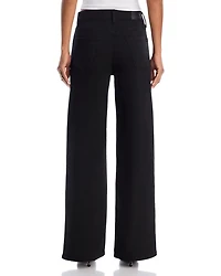 Sagit High Rise Wide Leg Jeans Black