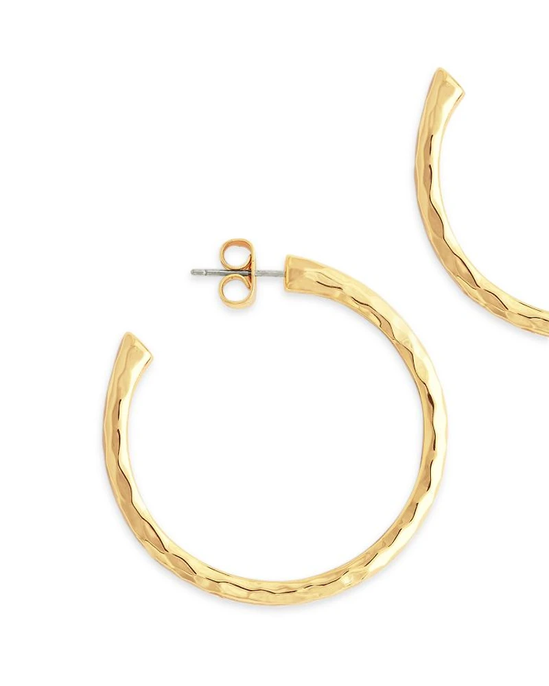 Farrier Medium Hoop Earrings