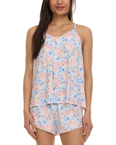 Flora Nikrooz Petunia Printed Cami Short Knit Pajama Set