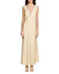 Satin Effect Maxi Dress