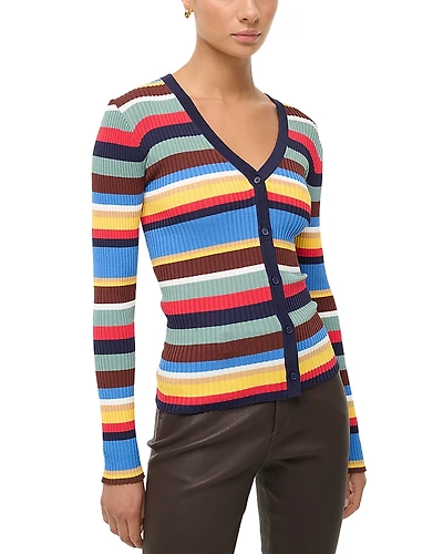 Staud Cargo Striped Cardigan