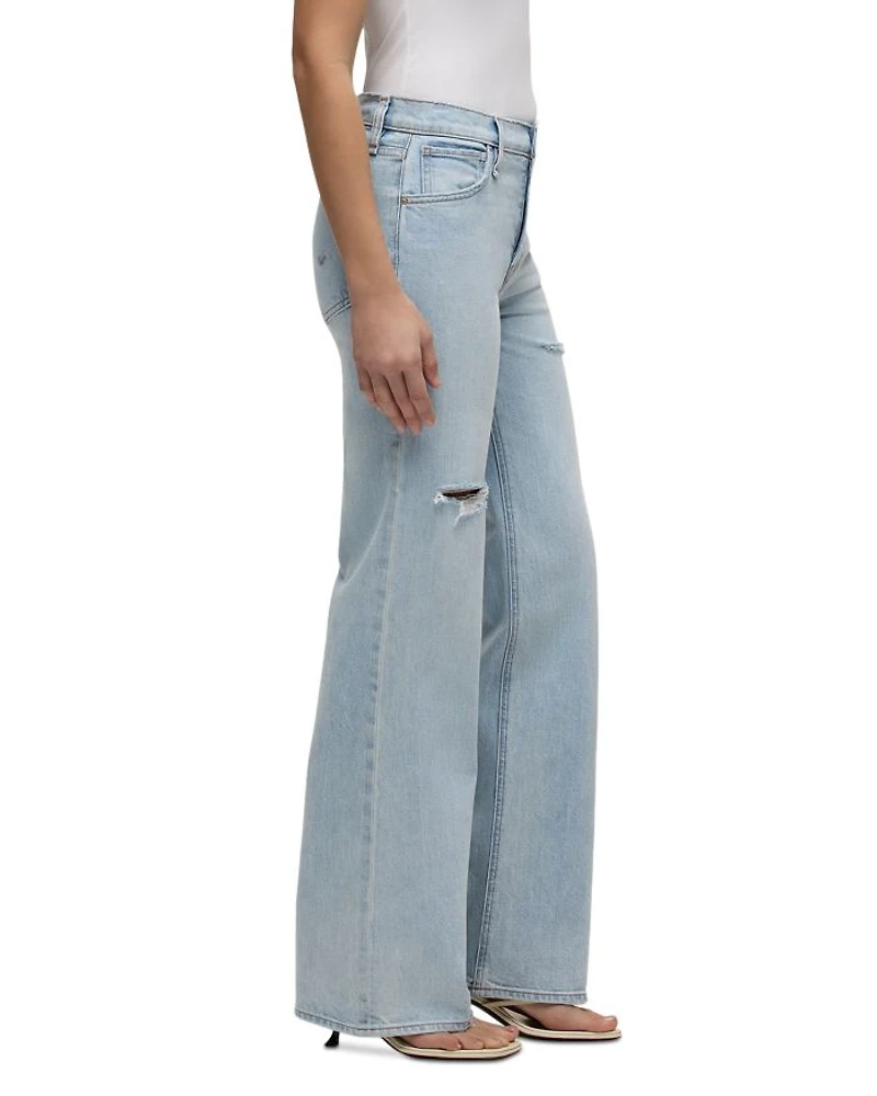 Rosie High Rise Wide Leg Jeans Rearview
