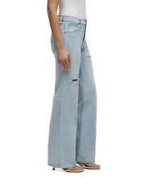 Rosie High Rise Wide Leg Jeans Rearview