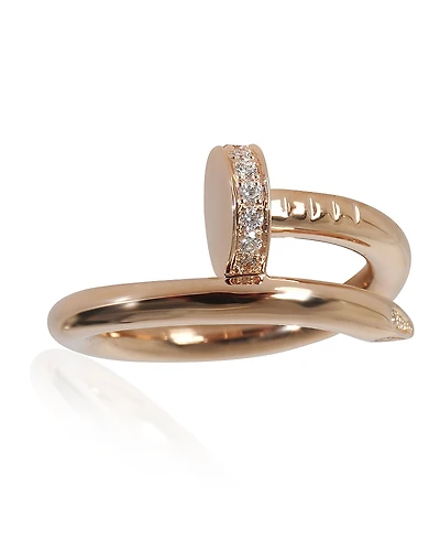 Pre-Owned Cartier Juste Un Clou 18k Rose Gold Ring