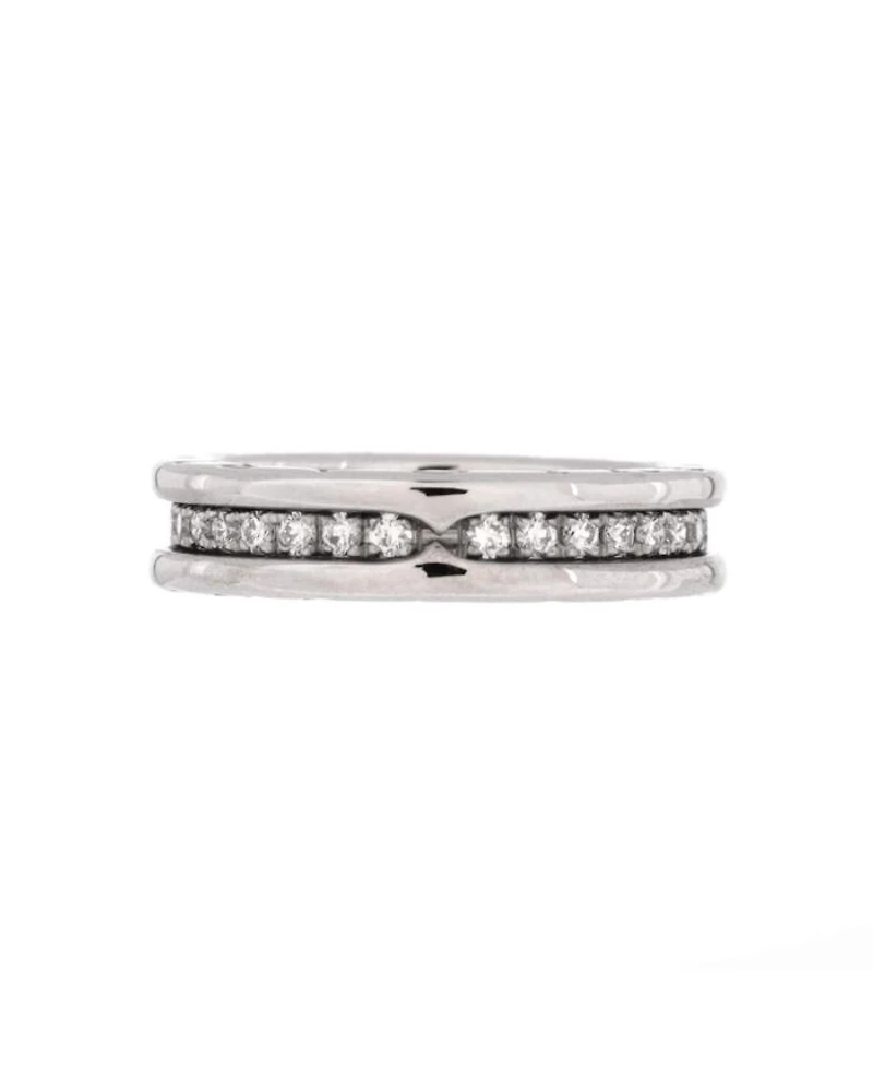 B.Zero1 One Band Ring 18K White Gold and Diamonds