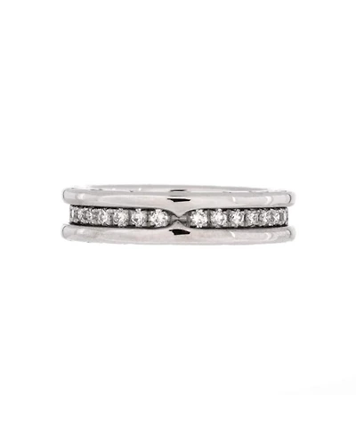 B.Zero1 One Band Ring 18K White Gold and Diamonds