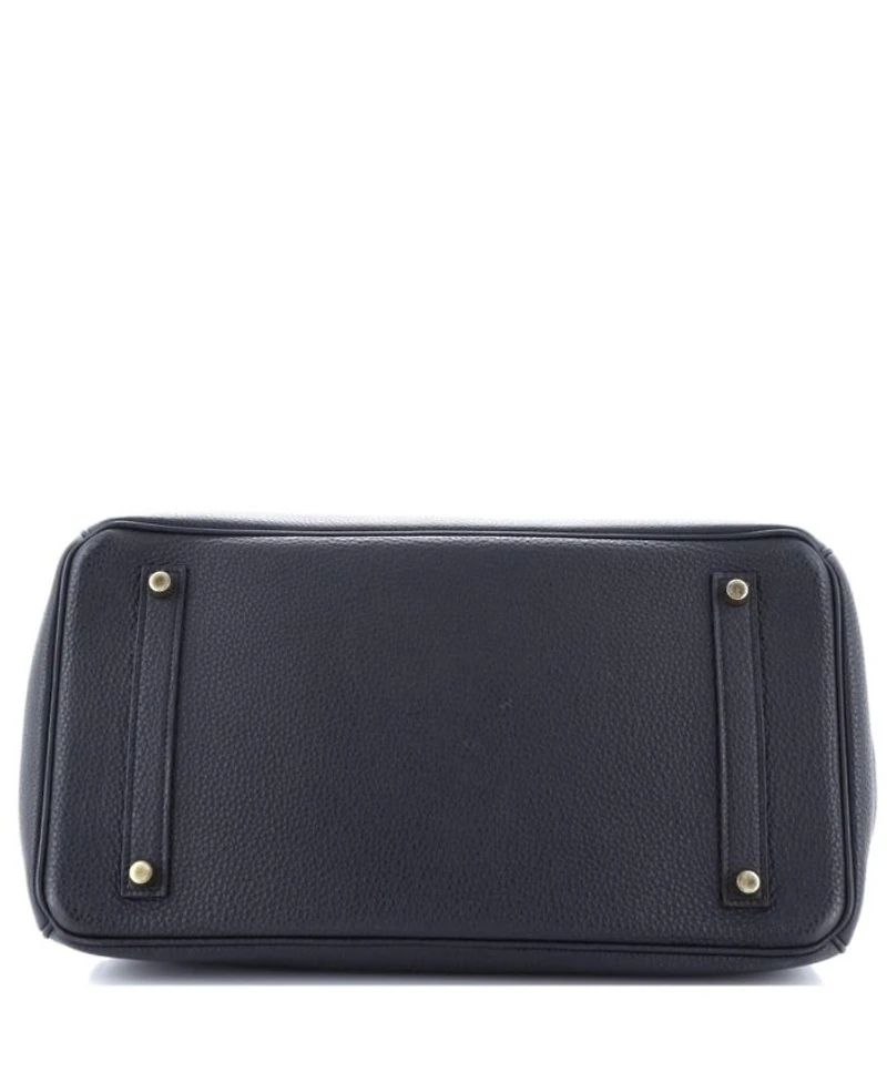 Birkin Handbag Black Togo with Gold Hardware