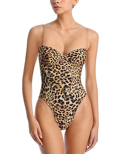 Norma Kamali Corset Mio One Piece Swimsuit