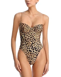 Norma Kamali Corset Mio One Piece Swimsuit
