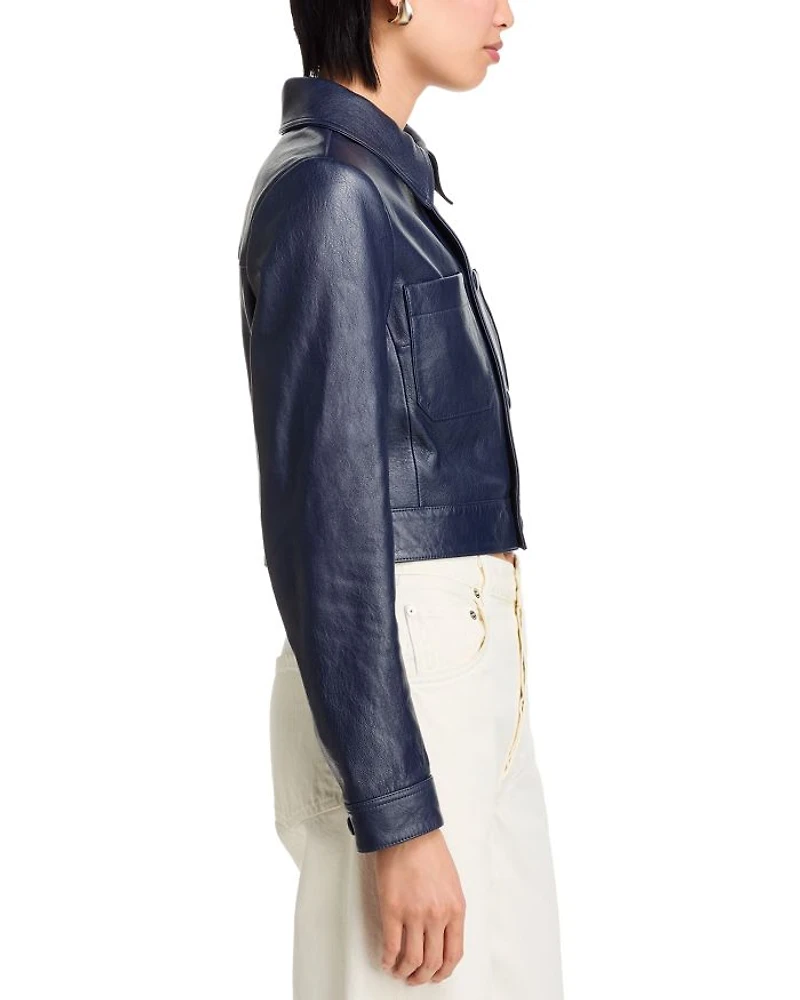 The Small Leather Slim Fit Jacket