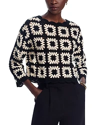 Crochet Pullover Sweater