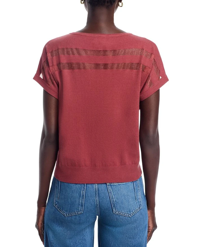 Mesh Inset Sweatshirt