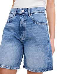 Taylor High Rise Denim Shorts