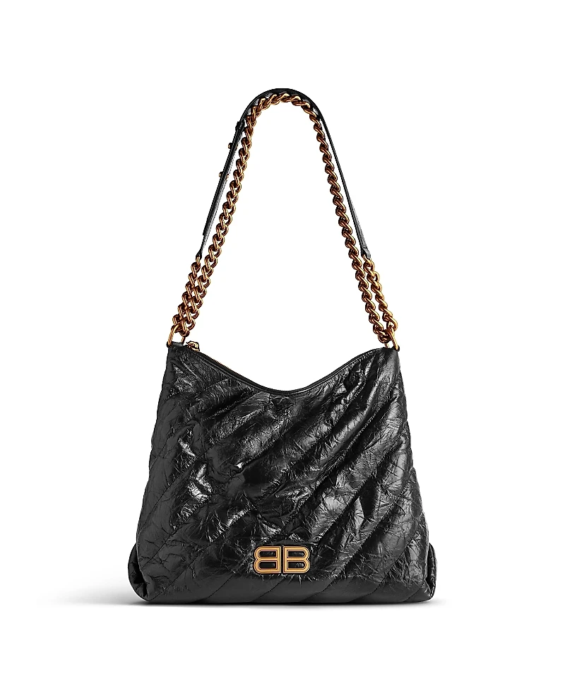 Balenciaga Crush Hobo Bag Quilted