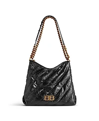 Balenciaga Crush Hobo Bag Quilted