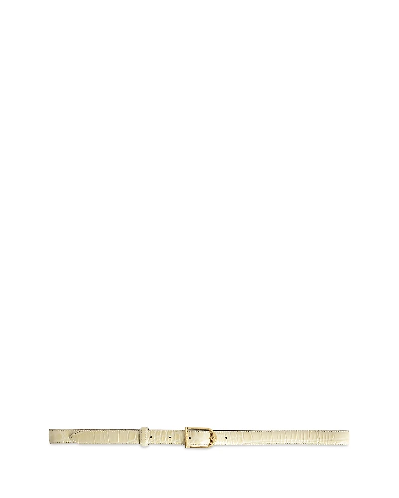 Zadig & Voltaire Rise Croc Embossed Belt